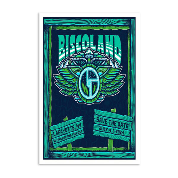 Bisco Land Wonderland Forest Lafayette Ny Jul 4-6 2024 Poster