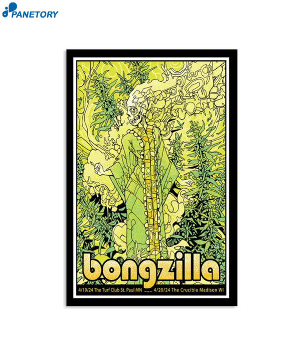 Bongzilla Saint Paul Turf Club 04-19-2024 Poster