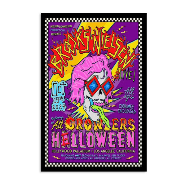 Brooks Nielsen Hollywood Palladium Hollywood Ca Event Poster Oct 19 2024 Poster
