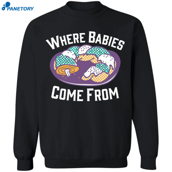 Cake Where Babies Come From Shirt 1