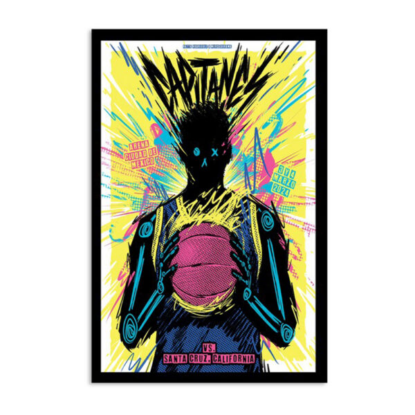 Capitanes Cdmx Santa Cruz Warriors 03.03.2024 Poster