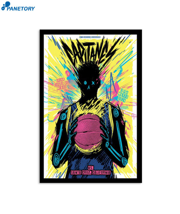 Capitanes Cdmx Santa Cruz Warriors 03.03.2024 Poster