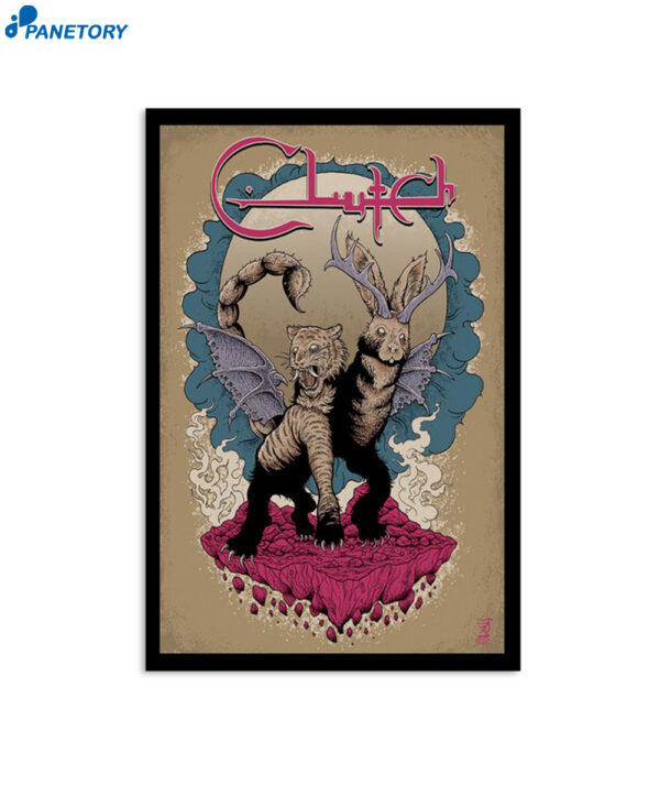 Clutch Us Tour 2024 Poster