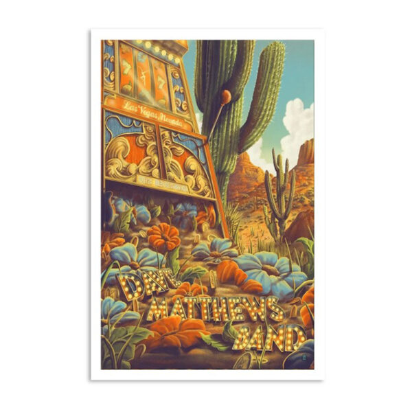 Dave Matthews Band Dolby Live At Park Mgm Las Vegas Nv March 1st 2024 Poster