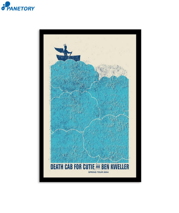 Death Cab For Cutie And Ben Kweller Spring Tour 2004 Poster