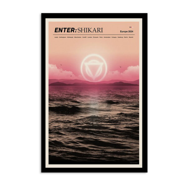 Enter Shikari Europe 2024 Poster