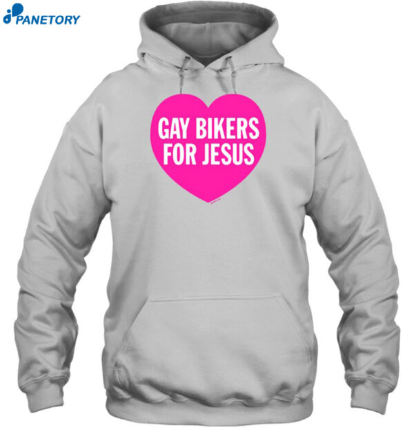 Gay Bikers For Jesus Heart Shirt 1