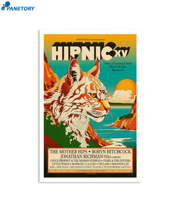 Hipnic Xv Fernwood Resort Big Sur Ca May 17-19 Poster