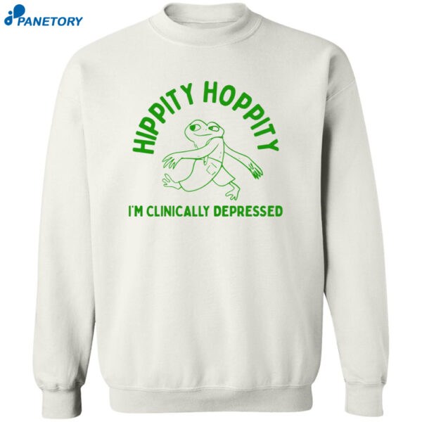 Hippity Hoppity I’m Clinically Depressed Shirt 2