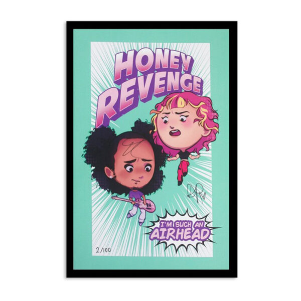Honey Revenge Airhead Signed Poster
