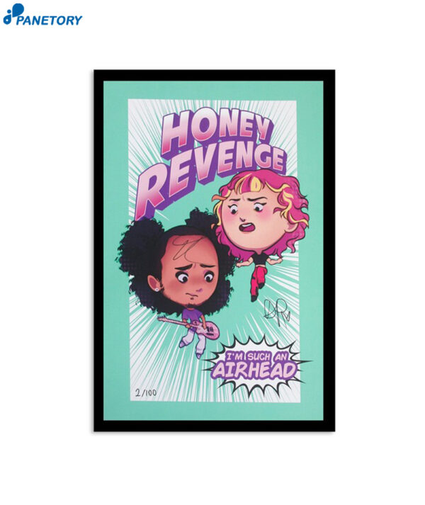 Honey Revenge Airhead Signed Poster