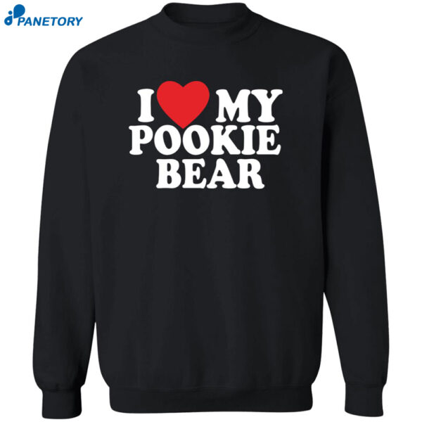 I Love 3 My Pookie Bear Shirt 2