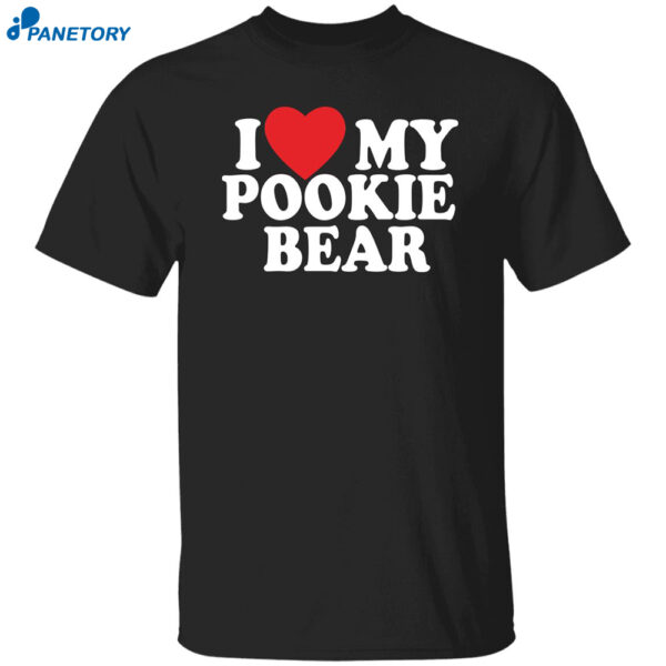 I Love 3 My Pookie Bear Shirt