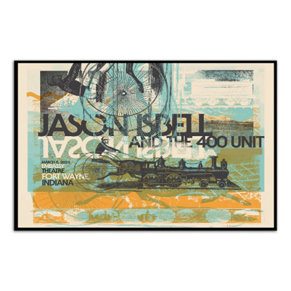 Jason Isbell And The 400 Unit 8 March Embassy Theatre 2024 Poster
