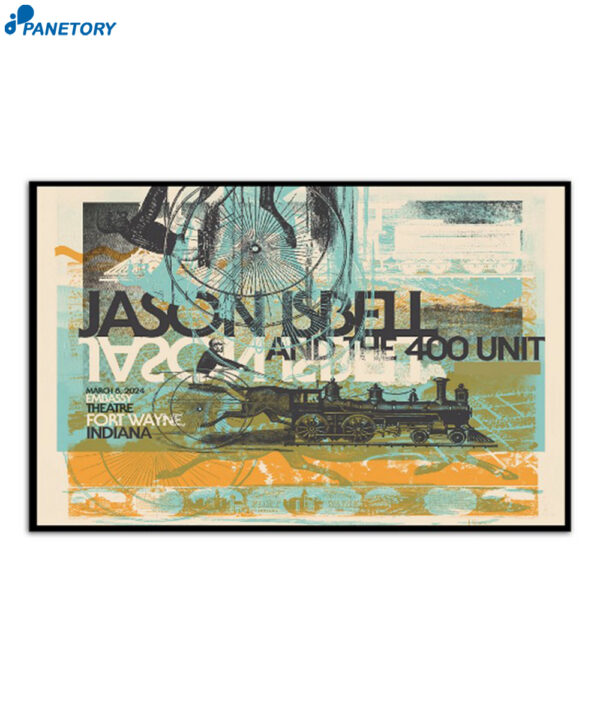 Jason Isbell And The 400 Unit 8 March Embassy Theatre 2024 Poster