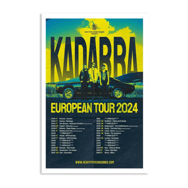 Kadabra Band European Tour 202 Poster