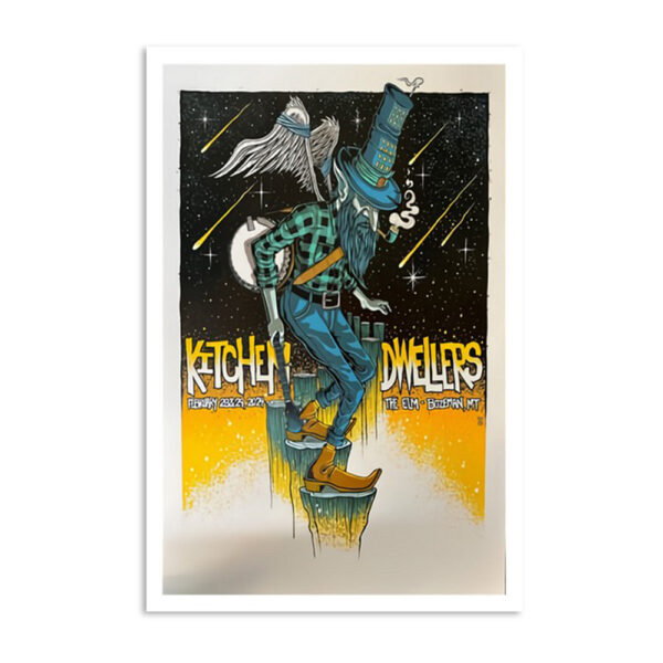 Kitchen Dwellers The Elm Bozeman Mt Feb 28 & 29 Poster