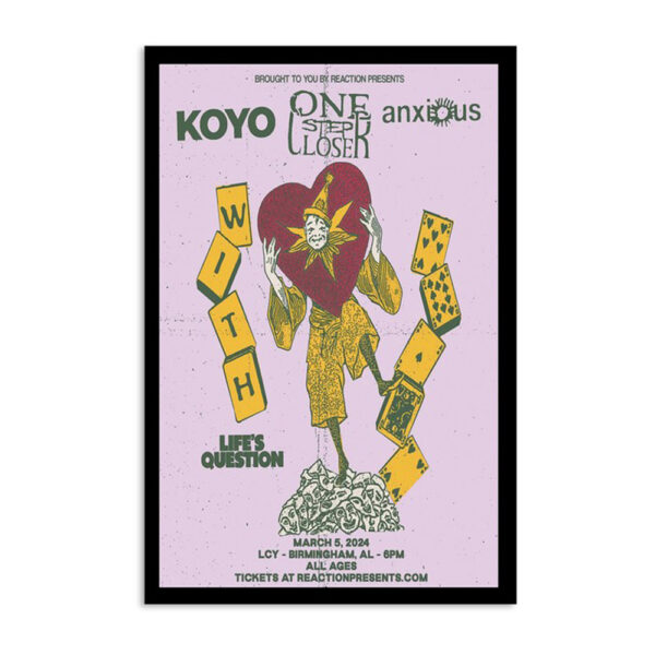 Koyo March 5 2024 Lcy Birmingham Al Poster