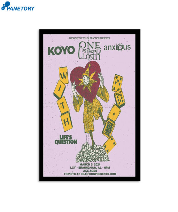 Koyo March 5 2024 Lcy Birmingham Al Poster