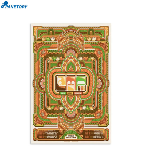 Lamp April 2024 Tour Poster