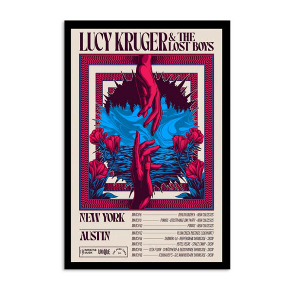 Lucy Kruger & The Lost Boys March Events 2024 Poster