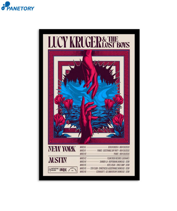 Lucy Kruger & The Lost Boys March Events 2024 Poster