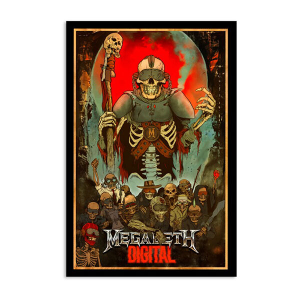 Megadeth Digital Poster