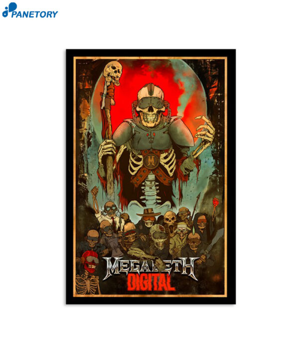 Megadeth Digital Poster