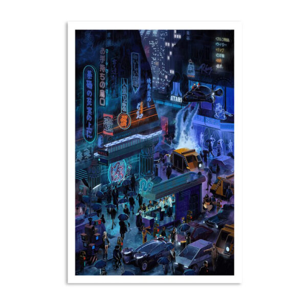 Moon Island Arts Blade Runner La 2019 24 Mr. Melville Poster
