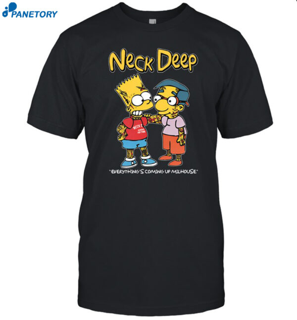 Neck Deep Tatooed Simpsons Shirt
