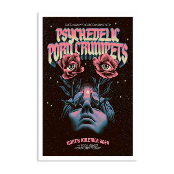 Psychedelic Porn Crumpets North America Tour 24 Poster