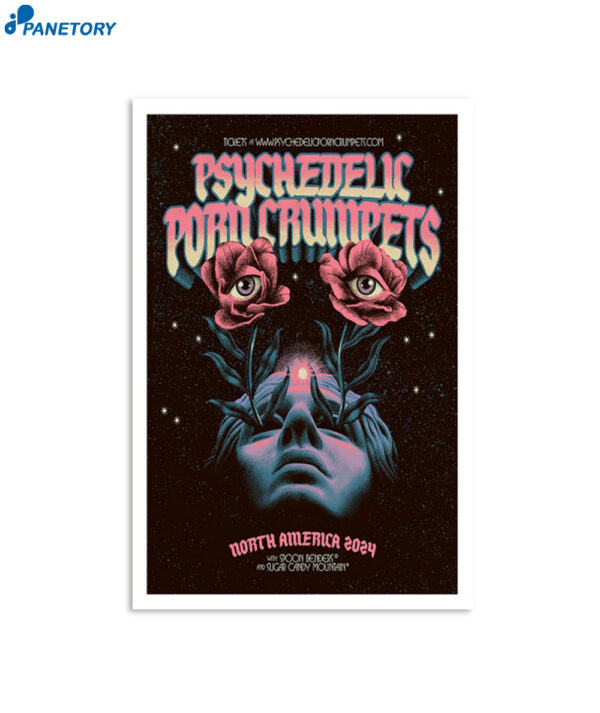Psychedelic Porn Crumpets North America Tour 24 Poster