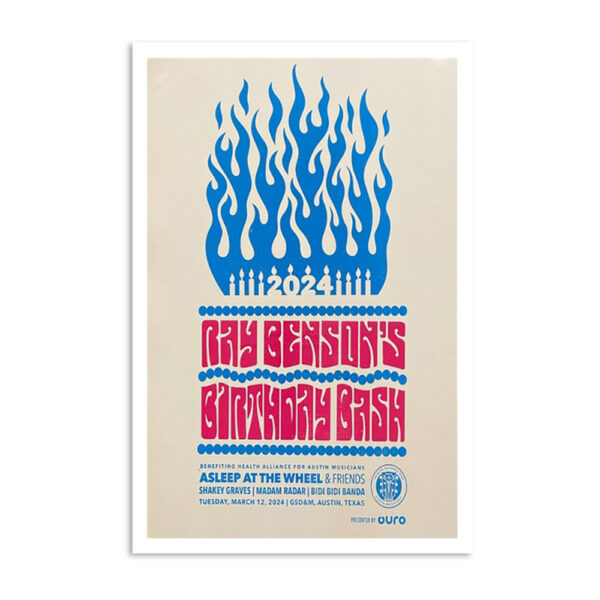 Ray Benson Austin Tx March 12 2024 Poster