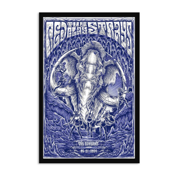 Red Clay Strays Pelham Tn June 21 2024 The Caverns Poster