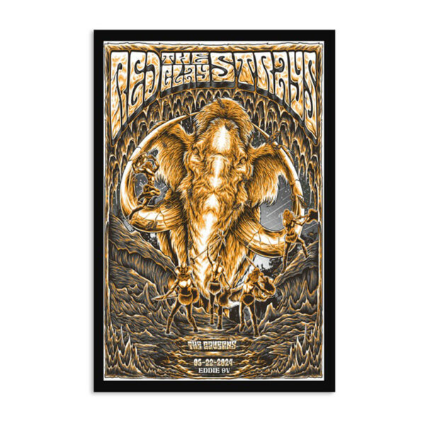 Red Clay Strays Tour 2024 The Caverns Poster