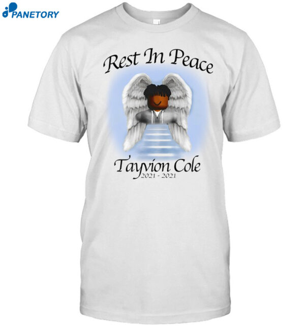 Rest In Peace Tayvion Cole Shirt