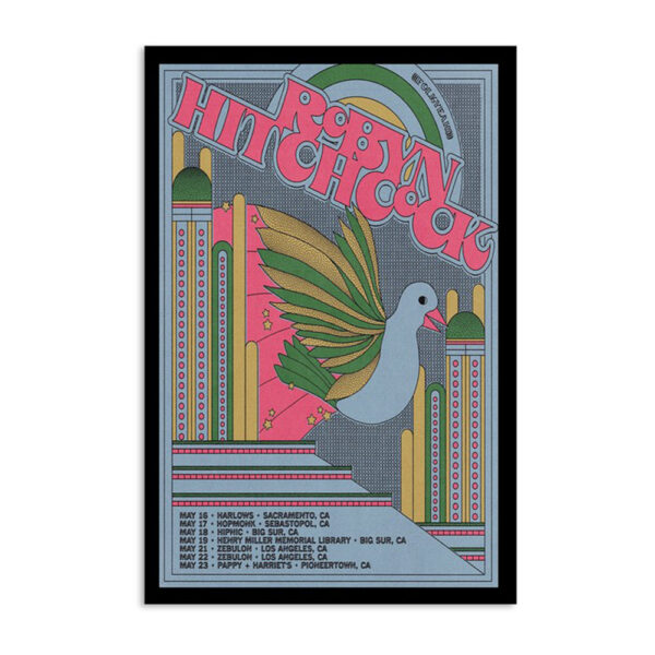 Robyn Hitchcock May Shows 2024 Poster