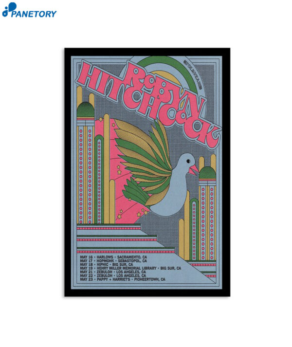 Robyn Hitchcock May Shows 2024 Poster