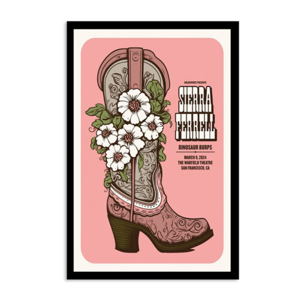 Sierra Ferrell Mar 8 2024 San Francisco Ca Poster
