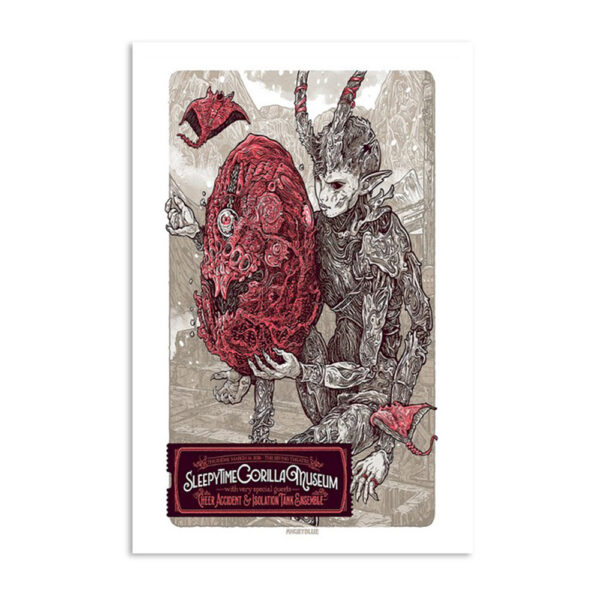 Sleepytime Gorilla Museum Irving Theater Indianapolis IN March 14 2024 Poster