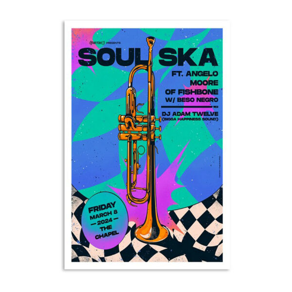 Soul Ska The Chapel San Francisco Ca March 8 2024 Poster