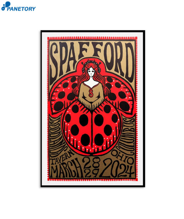 Spafford Columbus Oh Mar 28-29 2024 Woodlands Tavern Poster