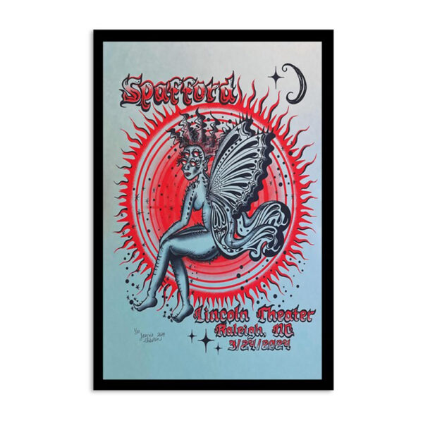 Spafford Raleigh Nc March 24 2024 Lincoln Theatre Poster