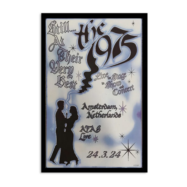 The 1975 Amsterdam Netherlands March 24 2024 Tour Poster