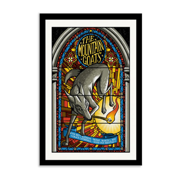 The Mountain Goats Grace Cathedral 03.01.2024 Poster