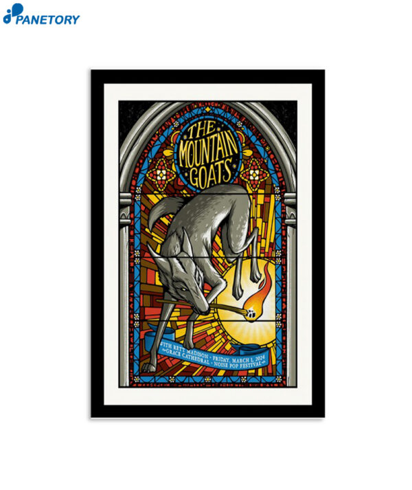 The Mountain Goats Grace Cathedral 03.01.2024 Poster