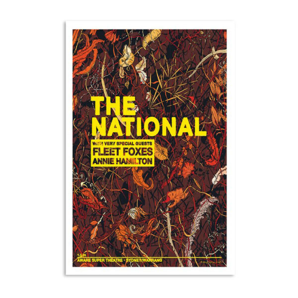 The National Aware Super Theatre Sydney Australia Mar 1 2024 Poster