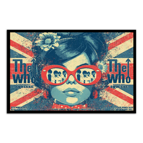 The Who London Uk Tour 2024 Poster