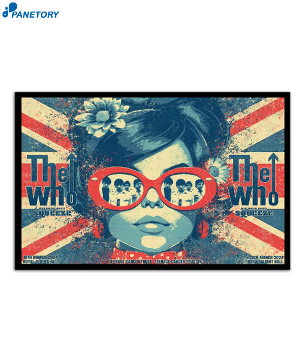 The Who London Uk Tour 2024 Poster