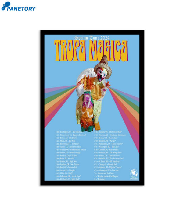 Tropa Magica Spring Tour 24 Poster